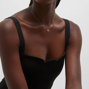 NEW Sydney Evan diamond sapphire evil eye necklace NEIMAN MARCUS